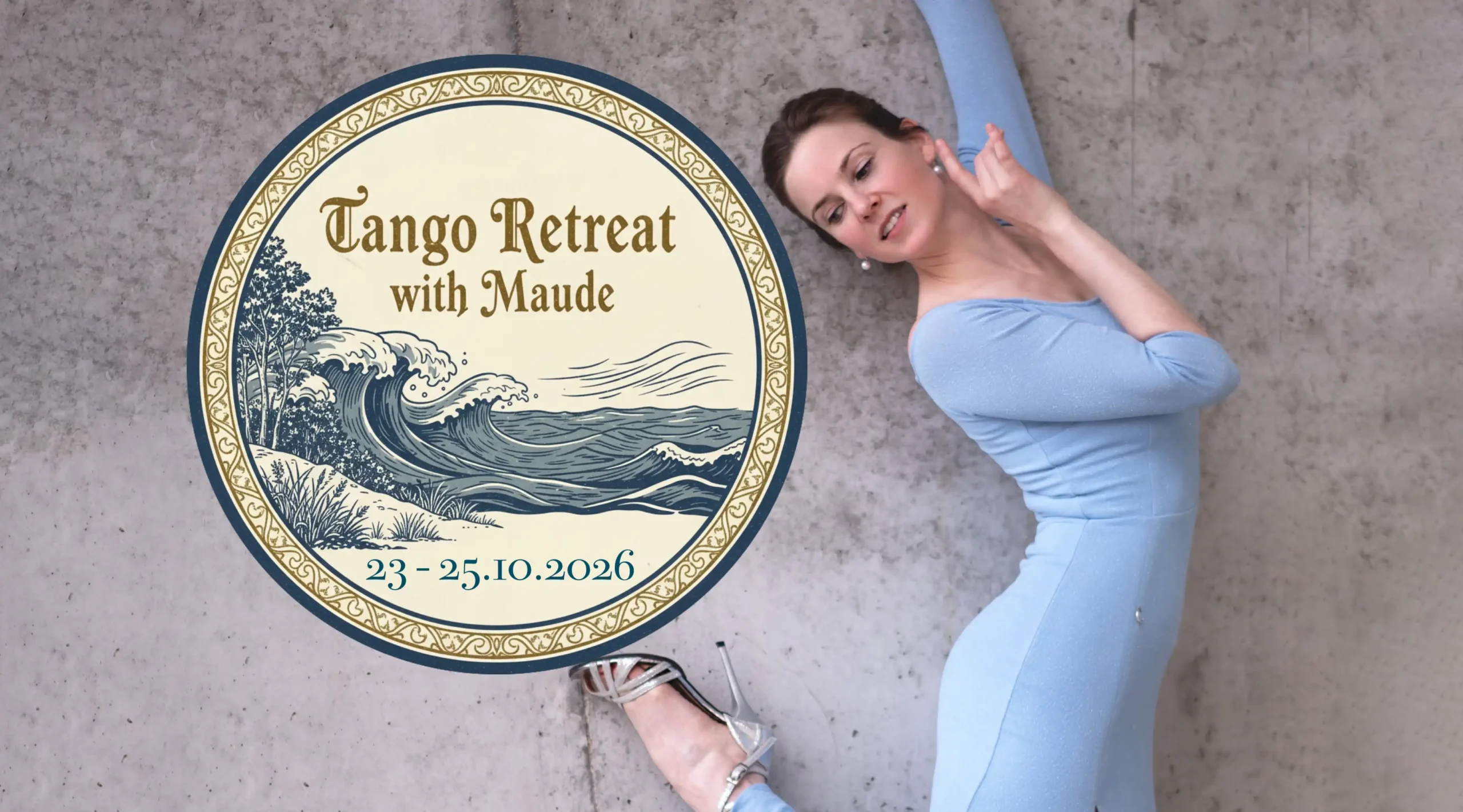 Tango Tänzerin Maude Audrey veranstaltet ein Tango Retreat im Seminarhaus Pegasus